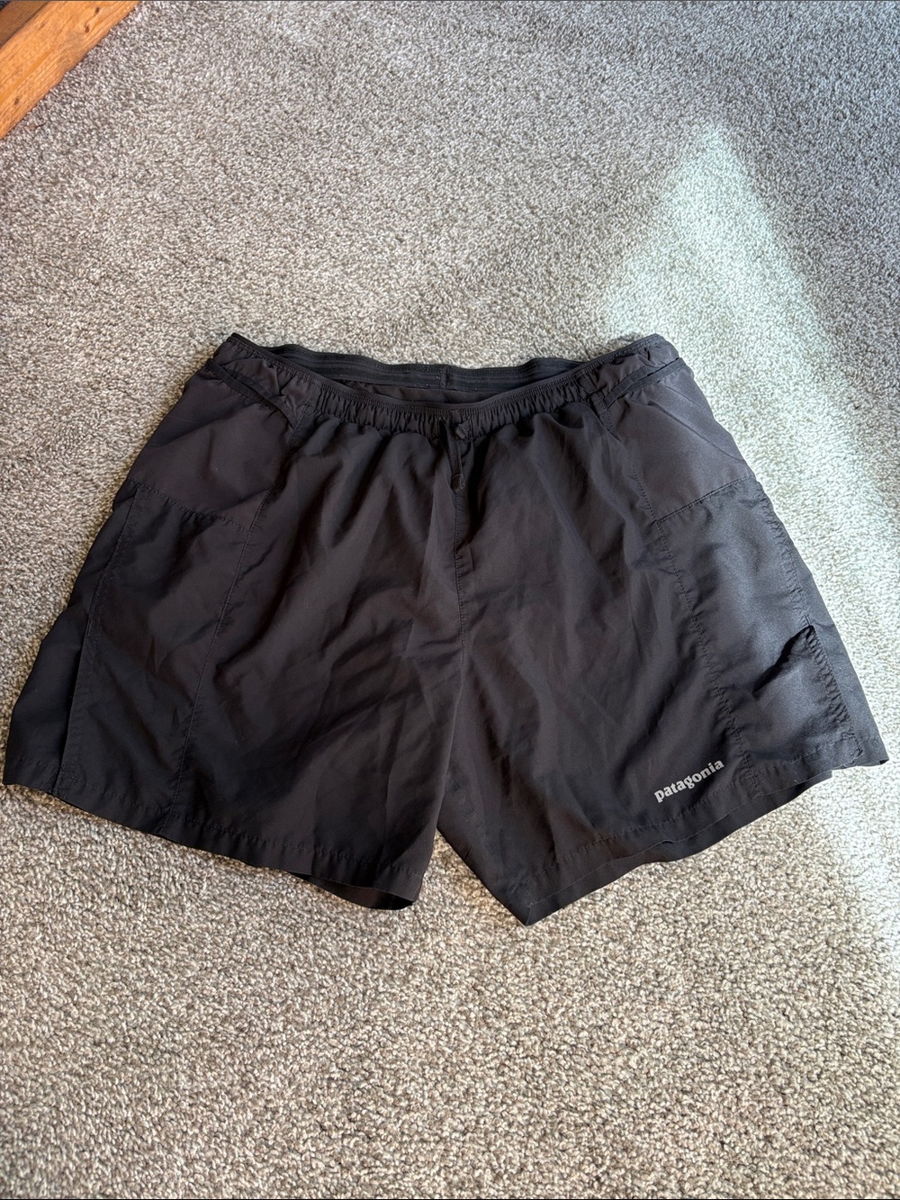 Patagonia Black Men's Athletic Running Shorts